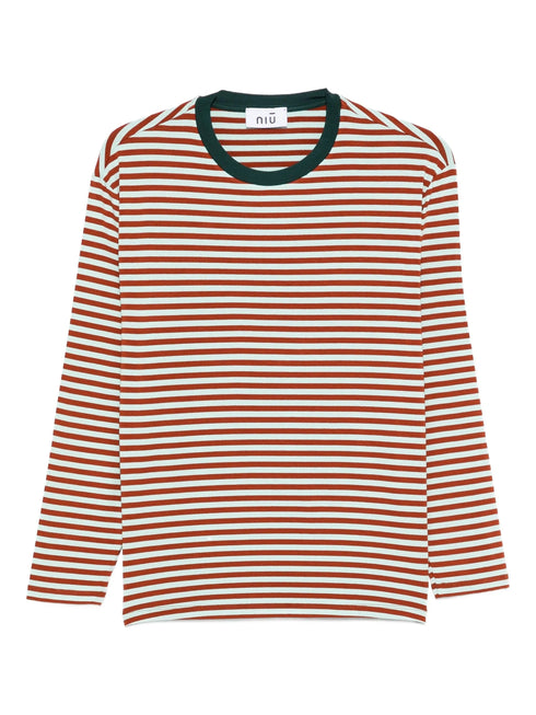 NIU STRIPED T-SHIRT